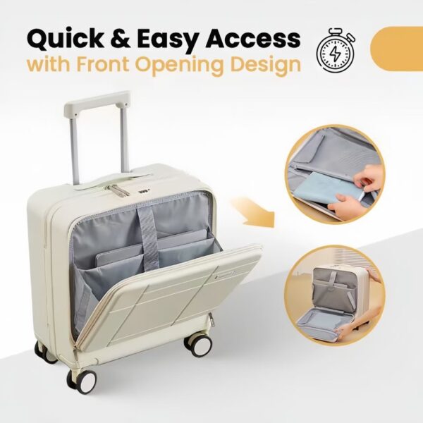 ⭐18 inch Front opening/carry-on luggage - Image 4