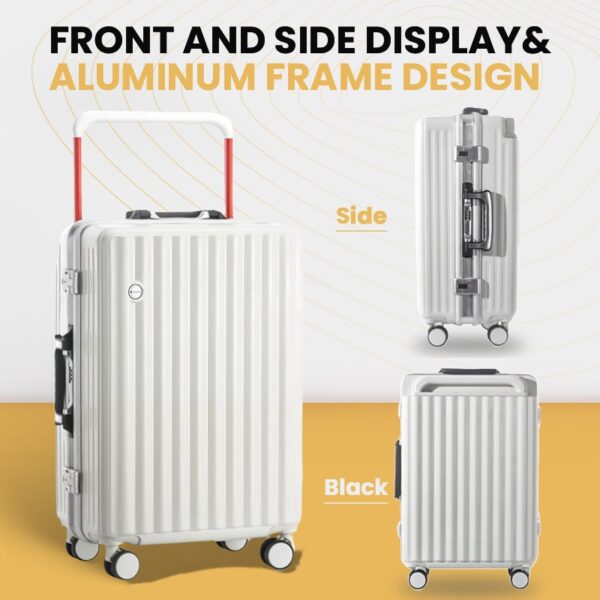 ✨Durable & Spacious✨ Aluminium Frame Hard Shell Luggage - Image 9