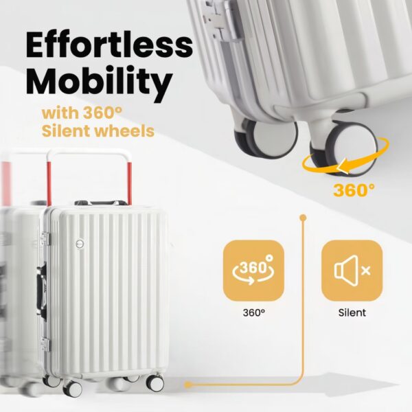 ✨Durable & Spacious✨ Aluminium Frame Hard Shell Luggage - Image 5