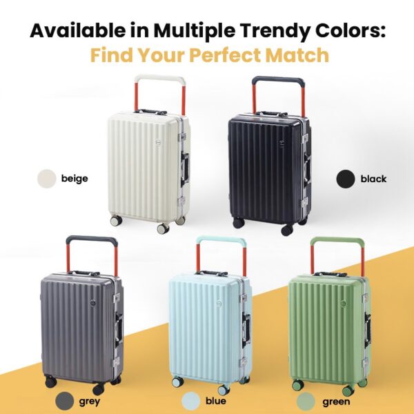 ✨Durable & Spacious✨ Aluminium Frame Hard Shell Luggage - Image 3