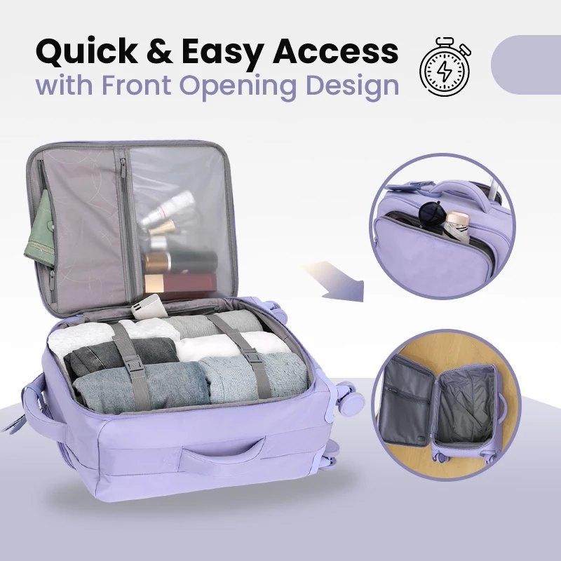 Ultra-Light Nylon Luggage Set - 图片 8