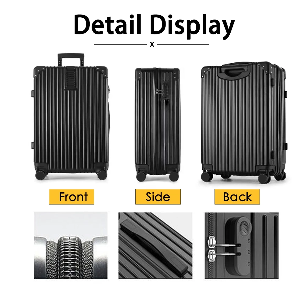 Double Lock Luggage Set - 图片 3