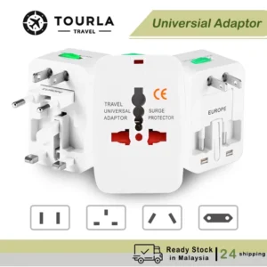 Universal Plug Adapter with USB