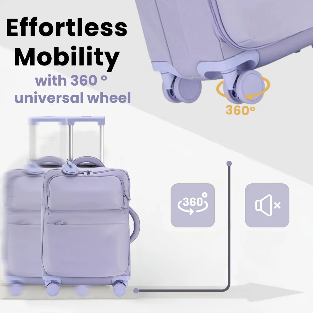 Ultra-Light Nylon Luggage Set - 图片 6
