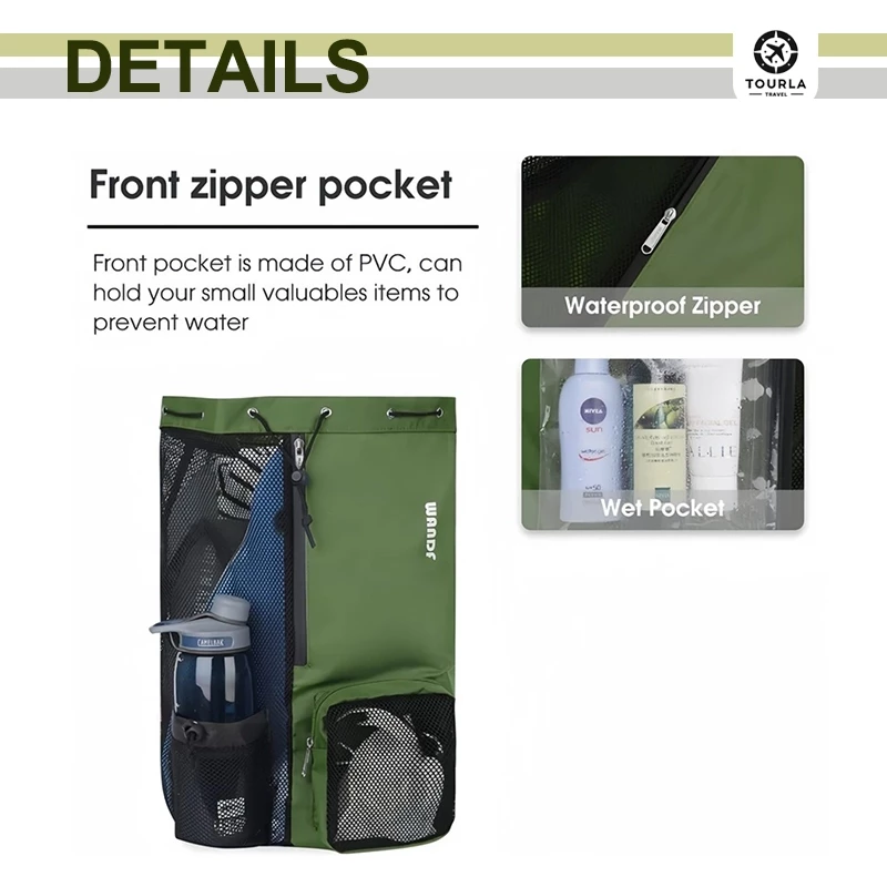 Gym Backpack Dry Wet Isolation - 图片 3