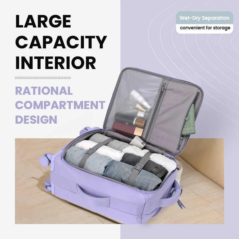 Ultra-Light Nylon Luggage Set - 图片 5