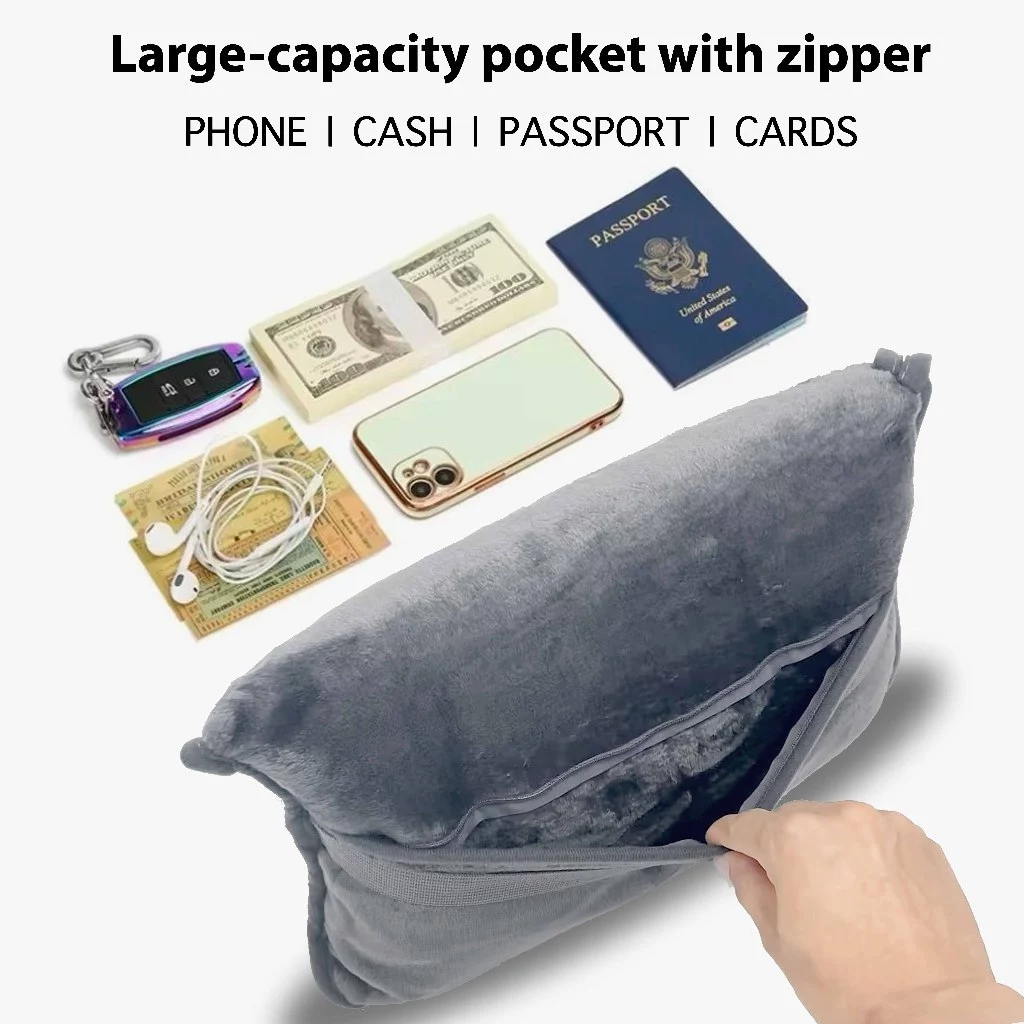 2-in-1 Pillow Blanket Set - 图片 3