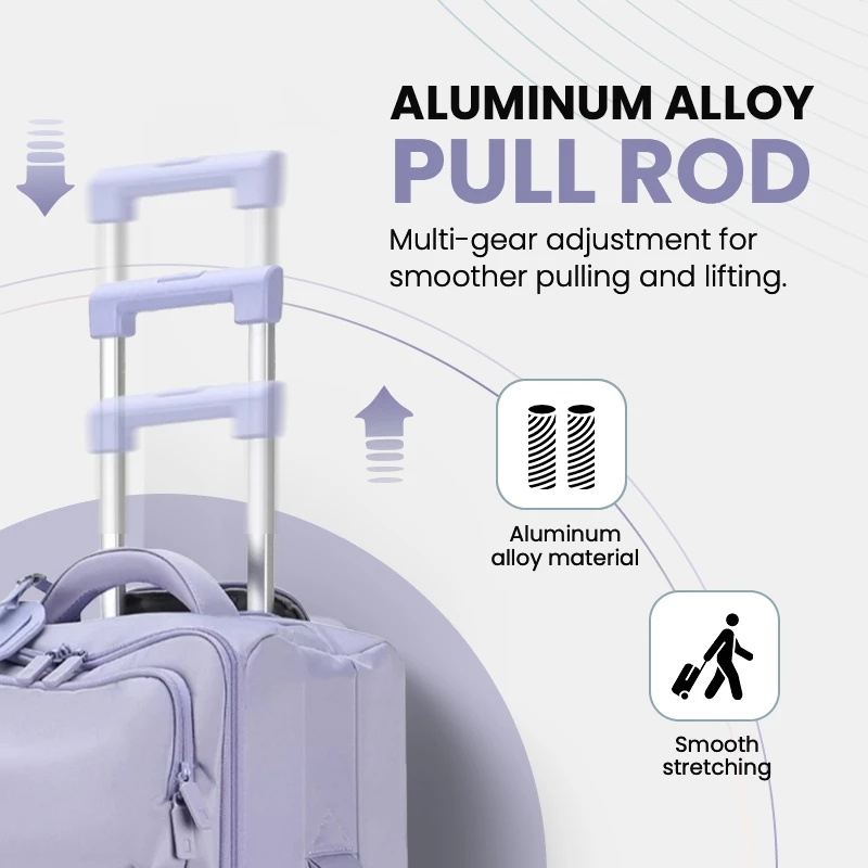 Ultra-Light Nylon Luggage Set - 图片 2